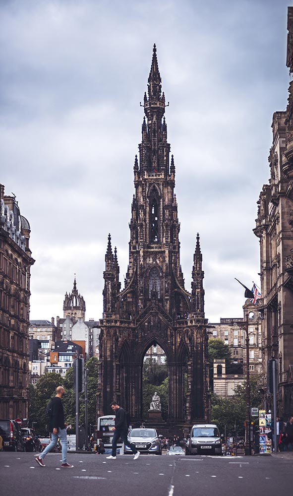 Majestic gothic monument