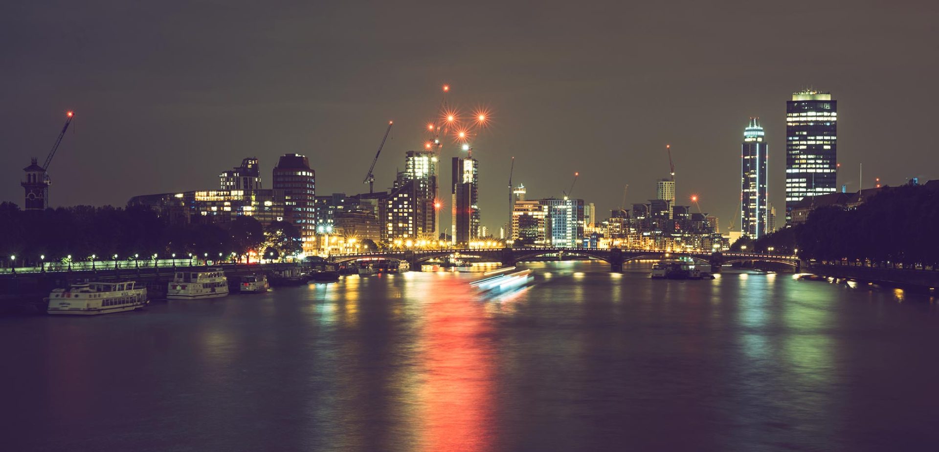 The skyline of London