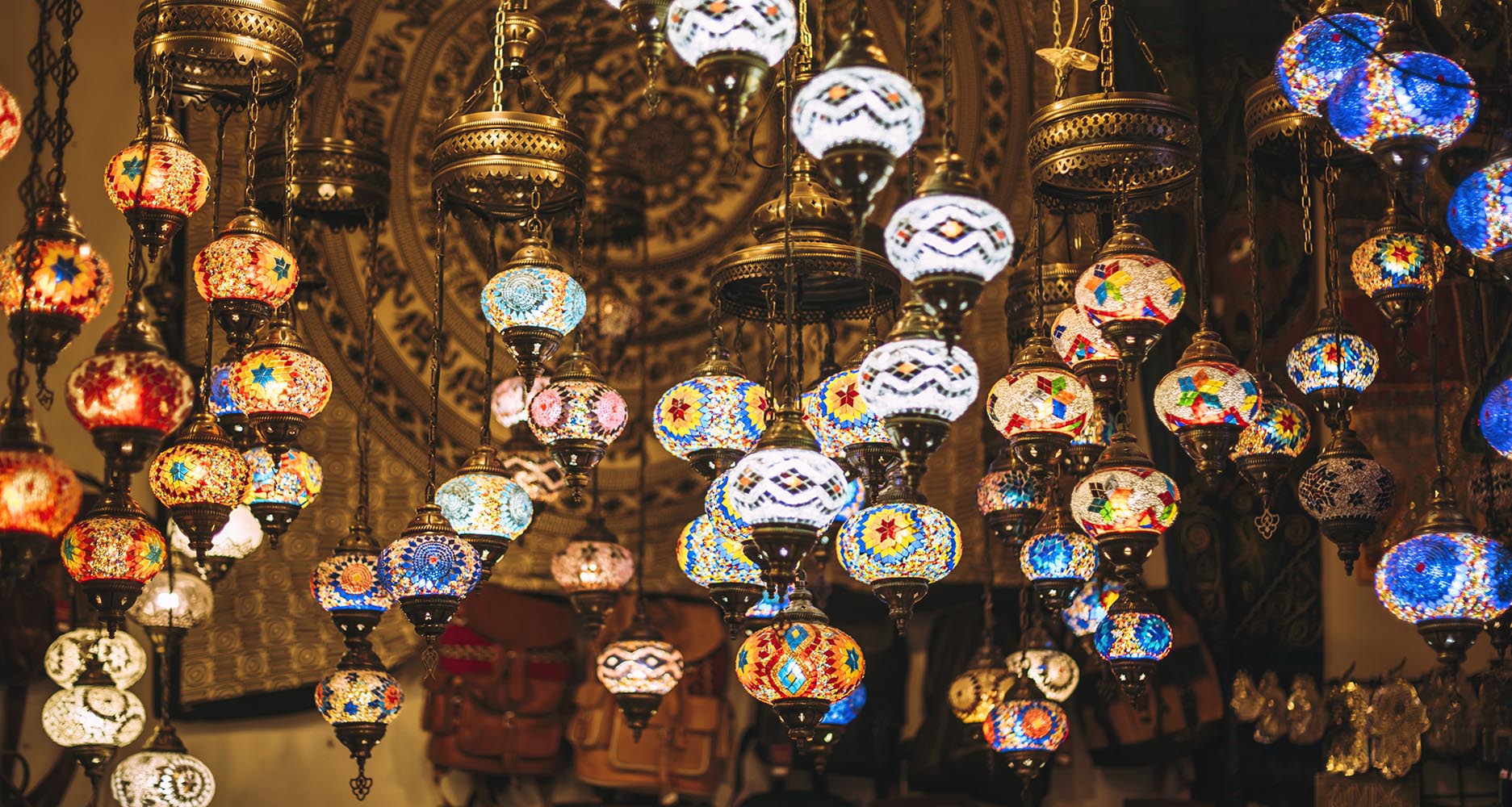 Arabic colorful lamps