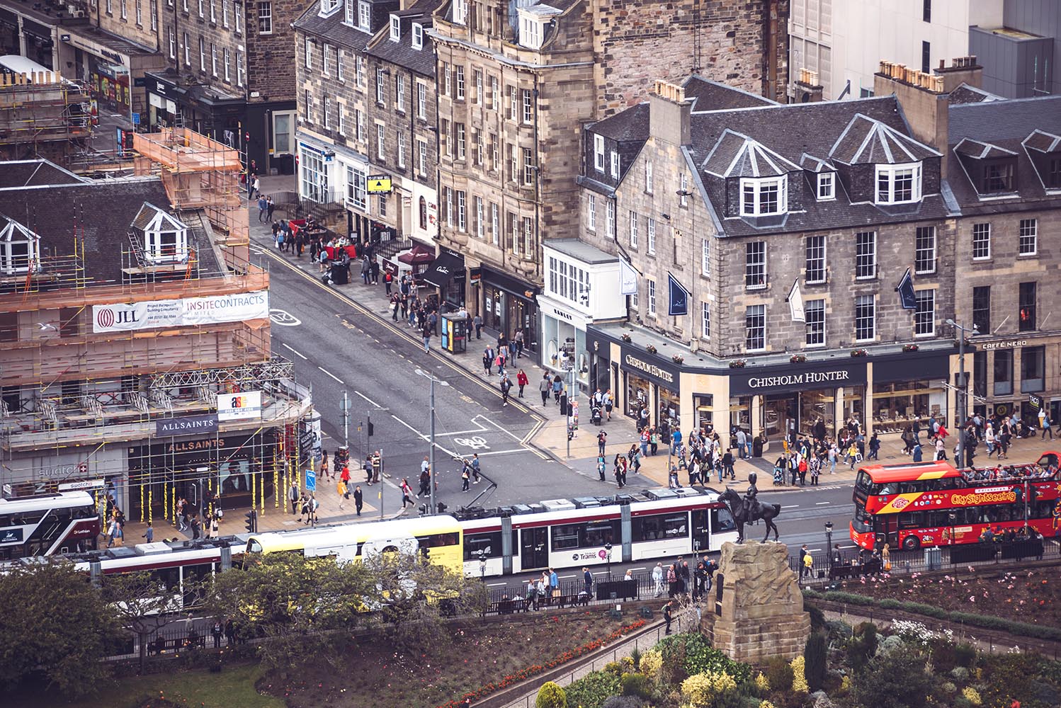 Picturesque view of Edinburgh, Scotland